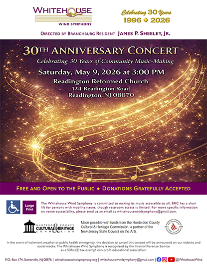May 9 30th Anniversary Concert Series Flyer